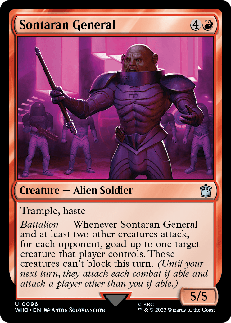 Sontaran General [Doctor Who] Foil
