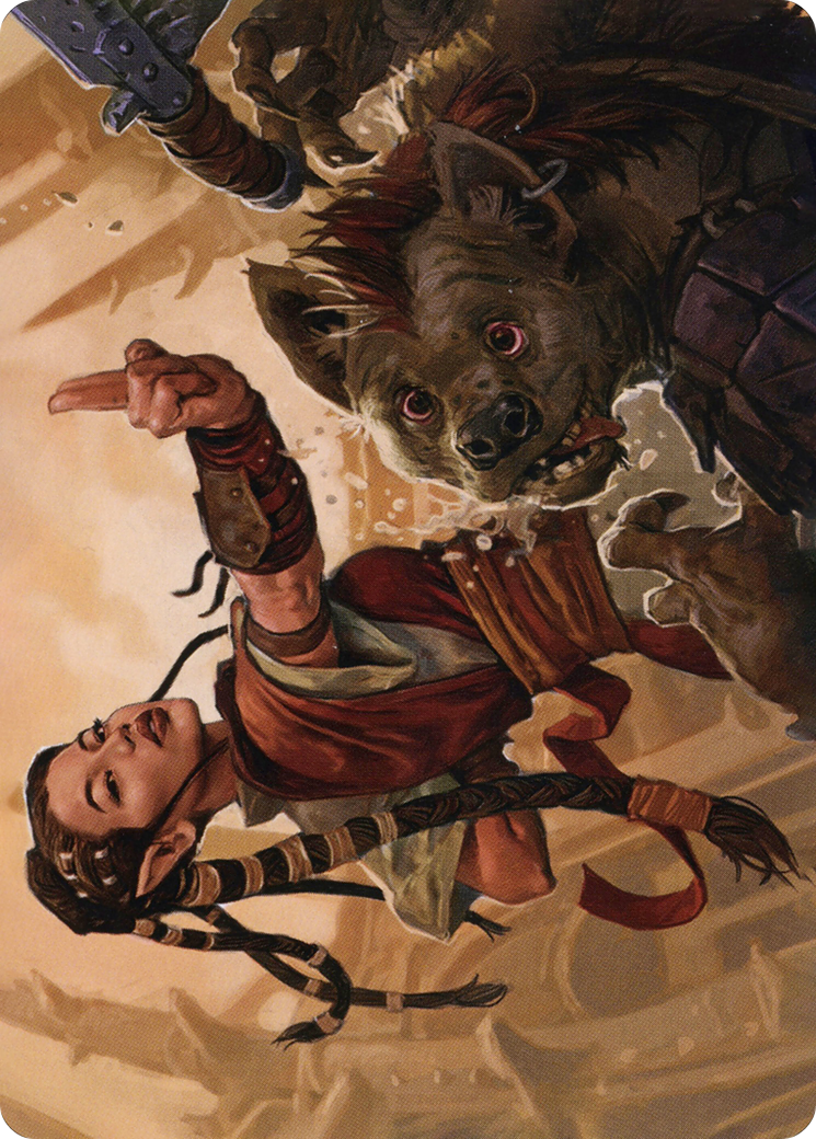 Half-Elf Monk // Half-Elf Monk (AAFR-028) - Adventures in the Forgotten Realms Art Series (Borderless) Foil