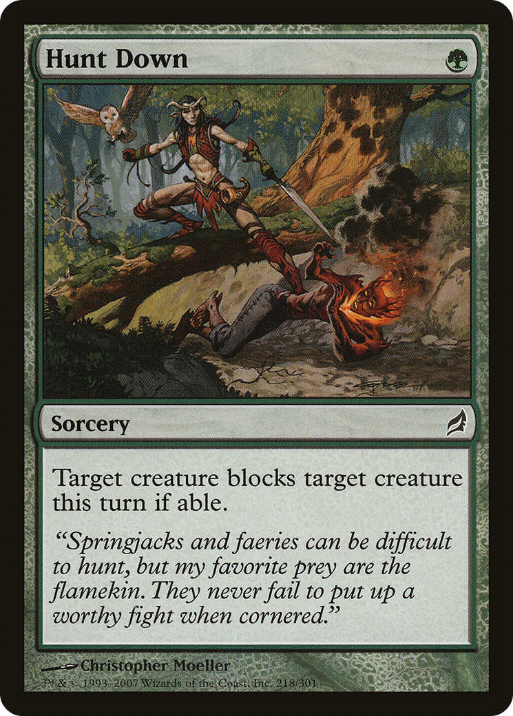 Hunt Down [Lorwyn] Foil