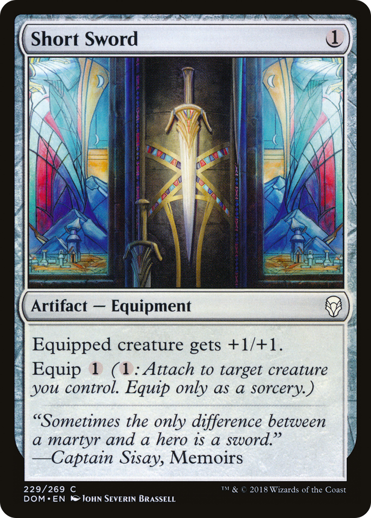 Short Sword [Dominaria] Foil