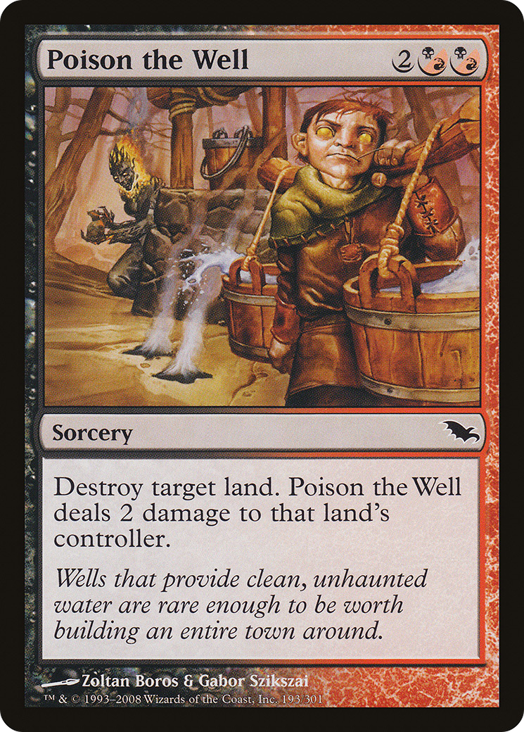 Poison the Well [Shadowmoor] Foil