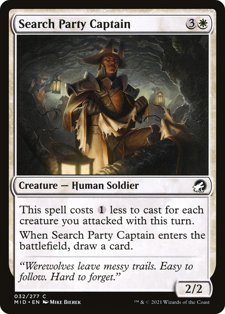Search Party Captain [Innistrad: Midnight Hunt] Foil