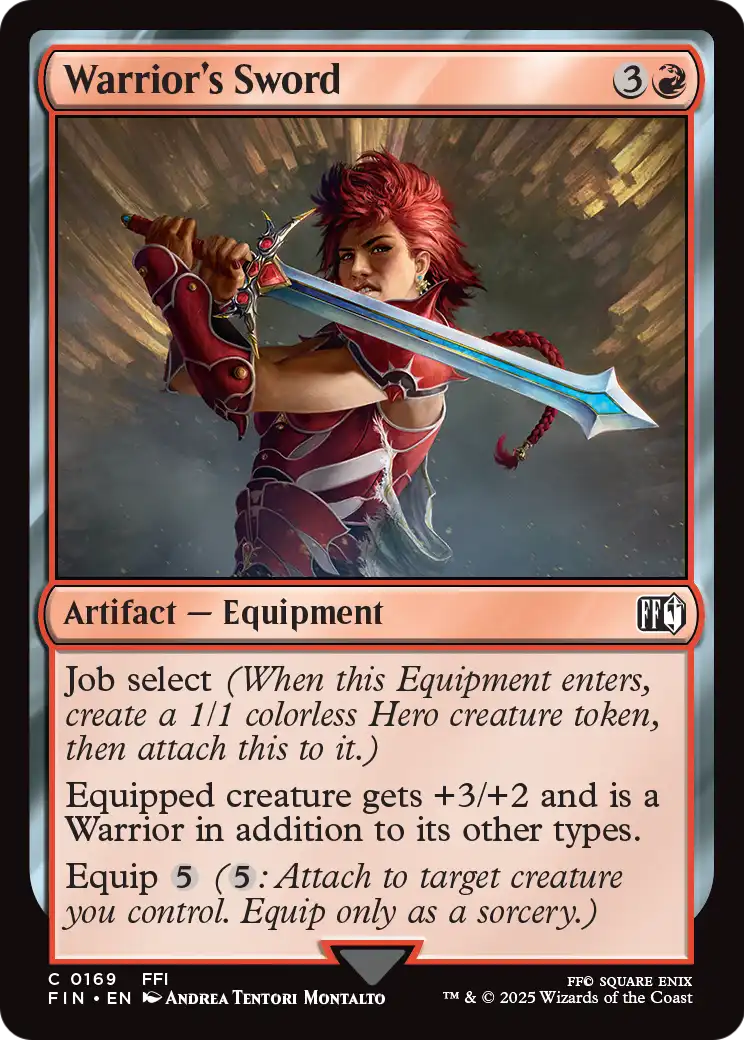 Warrior's Sword (169) [FINAL FANTASY]  Foil