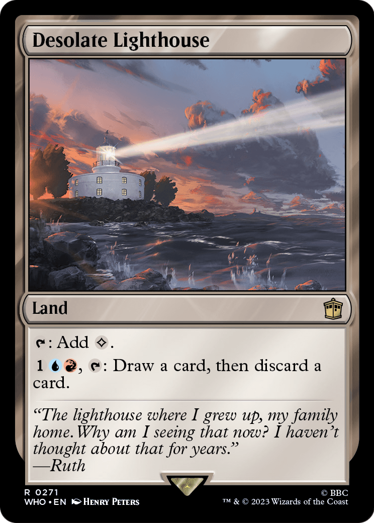Desolate Lighthouse [Doctor Who] Foil