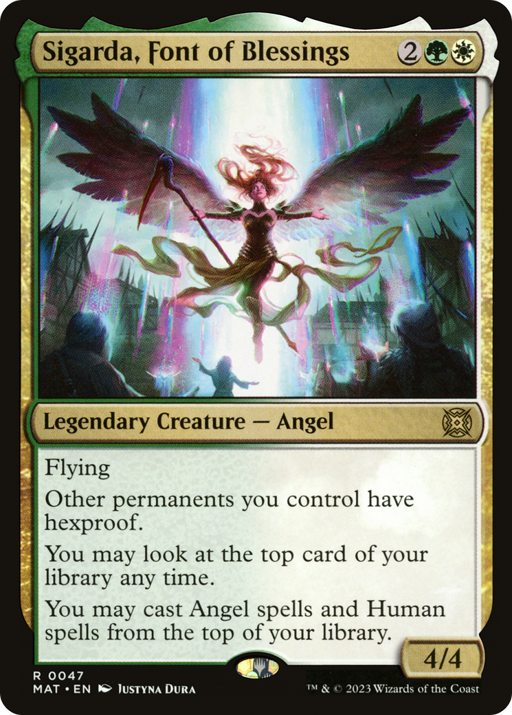 Sigarda, Font of Blessings [March of the Machine: The Aftermath] Foil