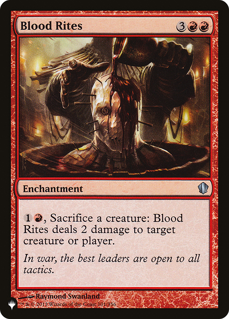 Blood Rites |  (C13-101) [The List]