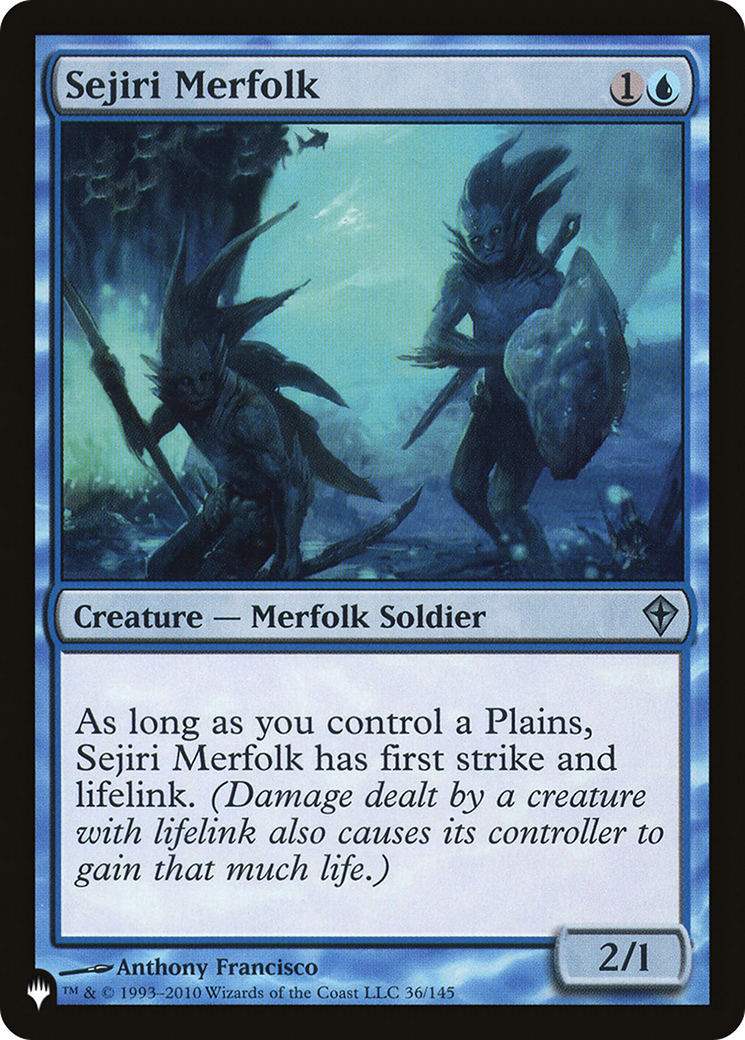 Sejiri Merfolk |  (WWK-36) [The List]