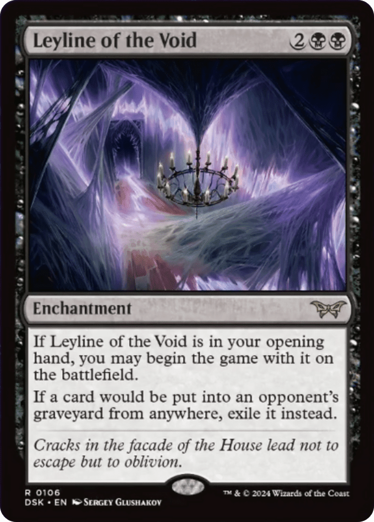Leyline of the Void [Duskmourn: House of Horror] Foil