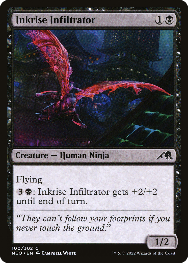 Inkrise Infiltrator [Kamigawa: Neon Dynasty] Foil