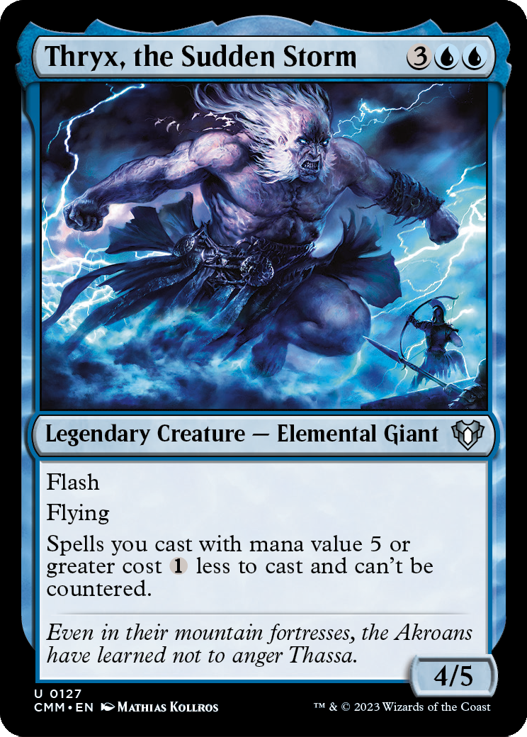 Thryx, the Sudden Storm [Commander Masters] Foil