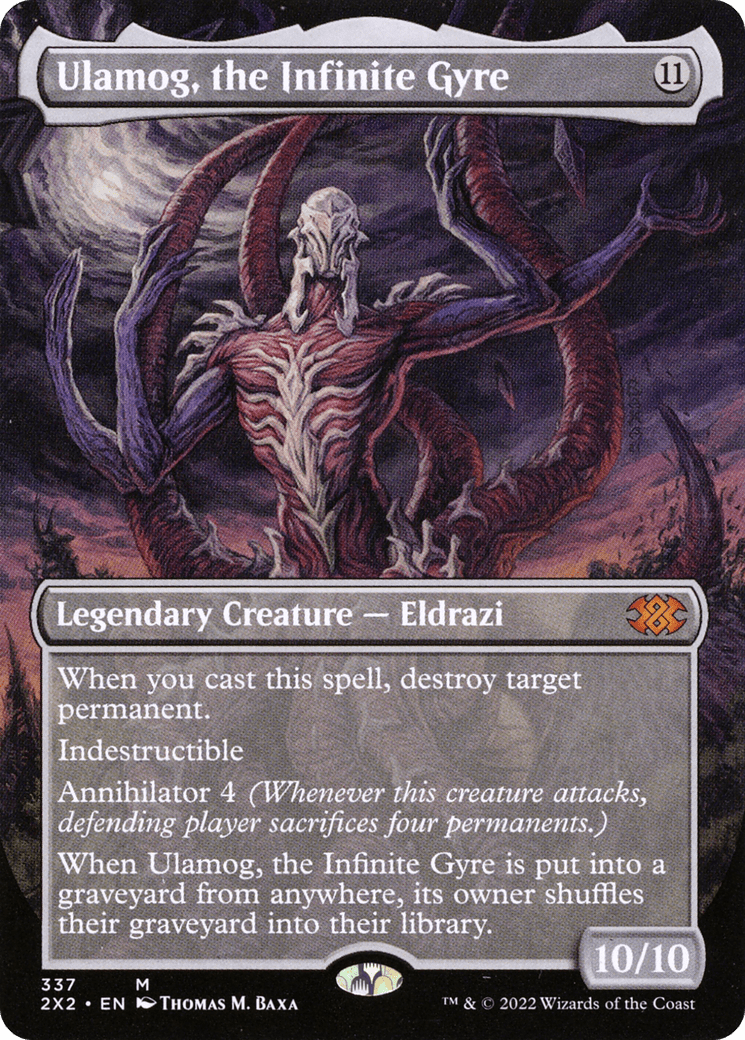 Ulamog, the Infinite Gyre (Borderless Alternate Art) [Double Masters 2022] Foil