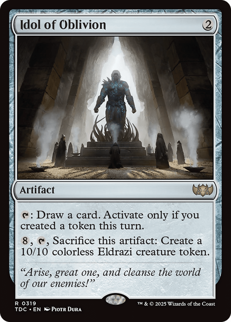 Idol of Oblivion (319) [Commander: Tarkir: Dragonstorm]