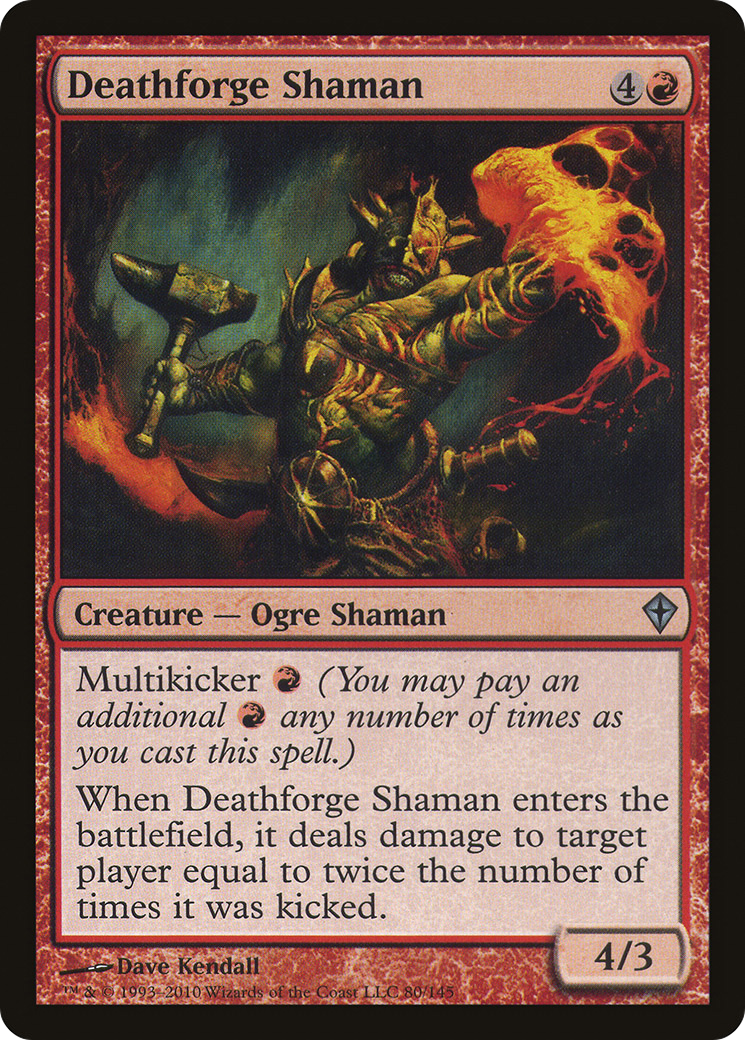Deathforge Shaman [Worldwake] Foil