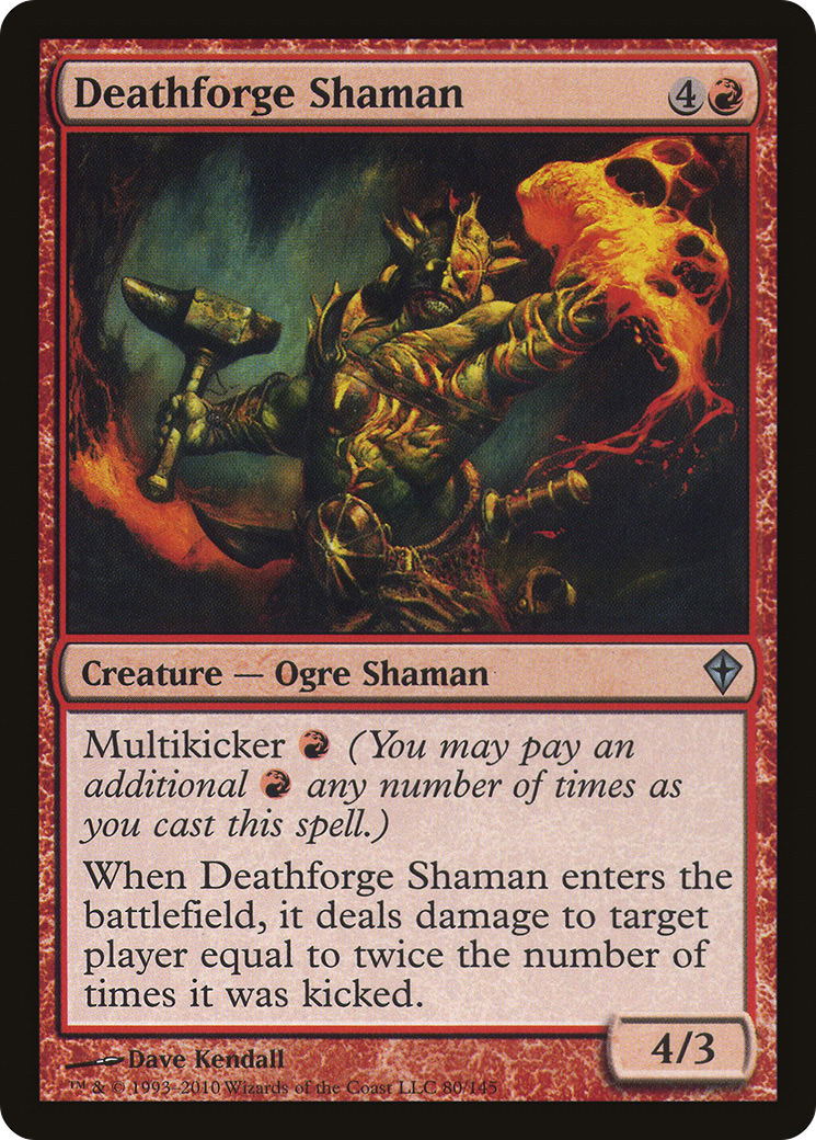 Deathforge Shaman [Worldwake] Foil