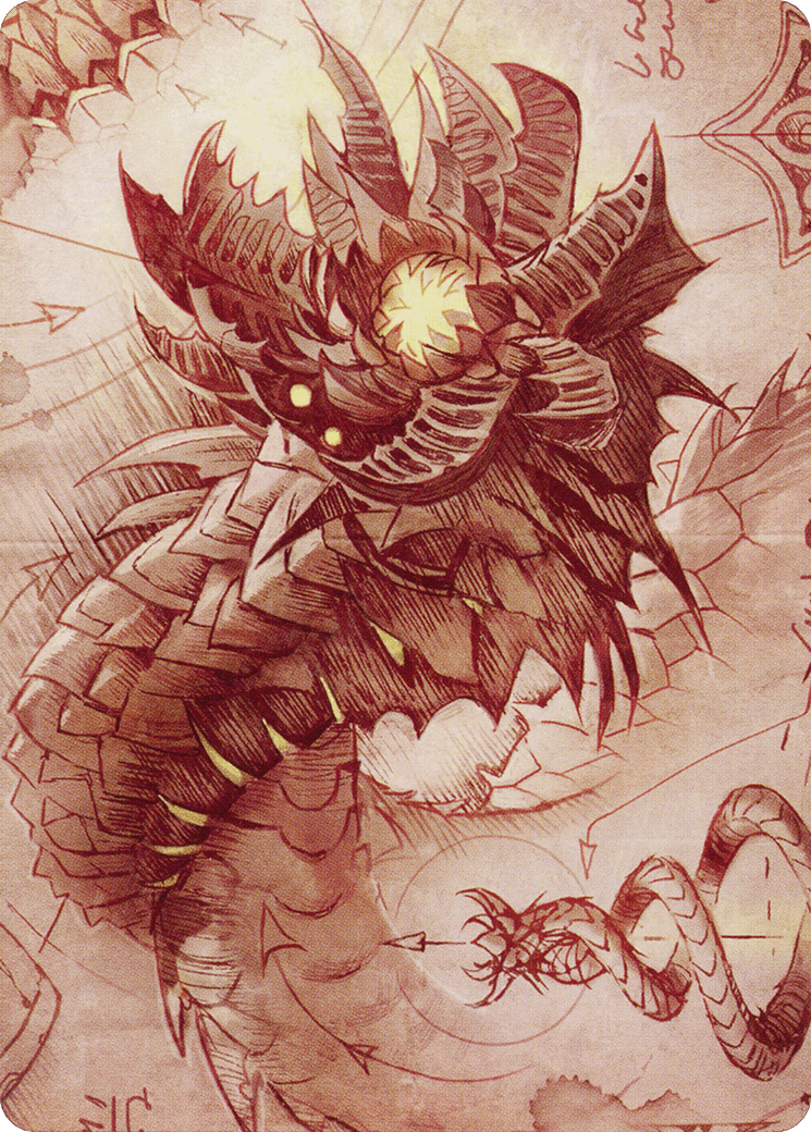 Wurmcoil Engine // Wurmcoil Engine (ABRO-081) - The Brothers' War Art Series (Borderless)