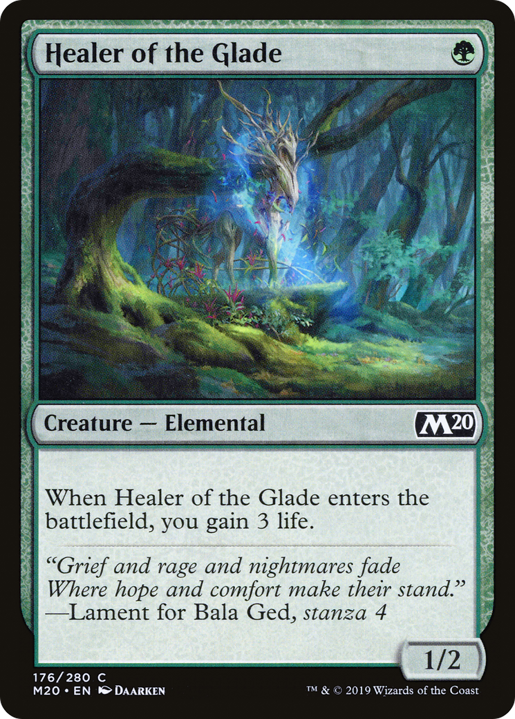 Healer of the Glade [Core Set 2020] Foil