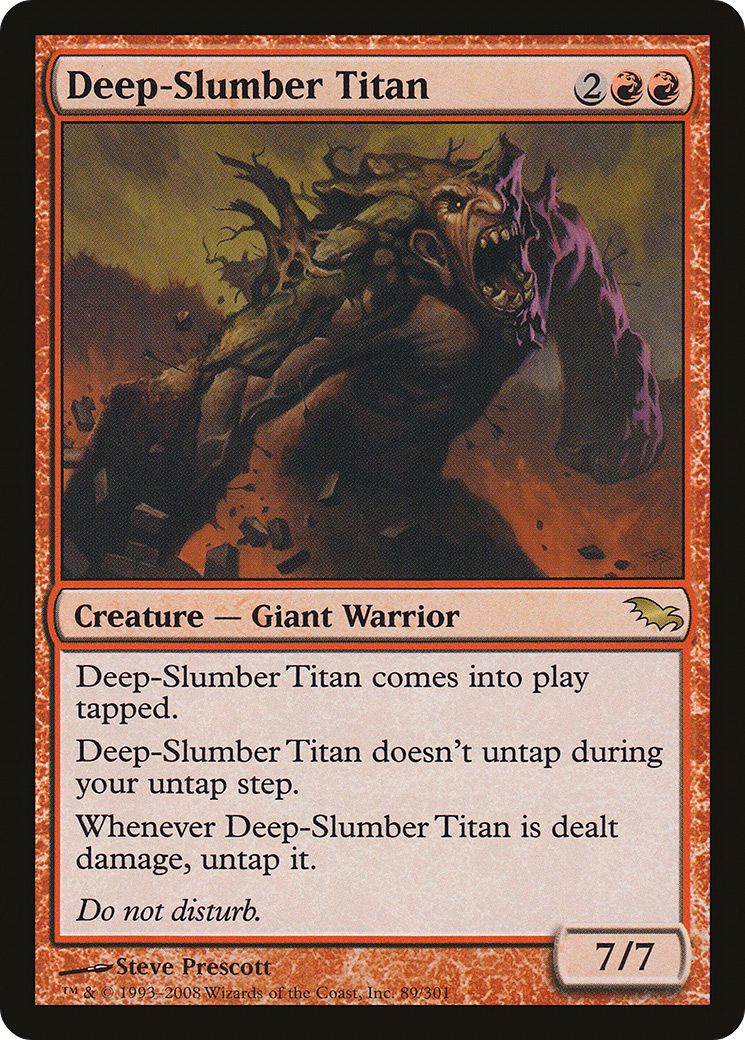 Deep-Slumber Titan [Shadowmoor] Foil