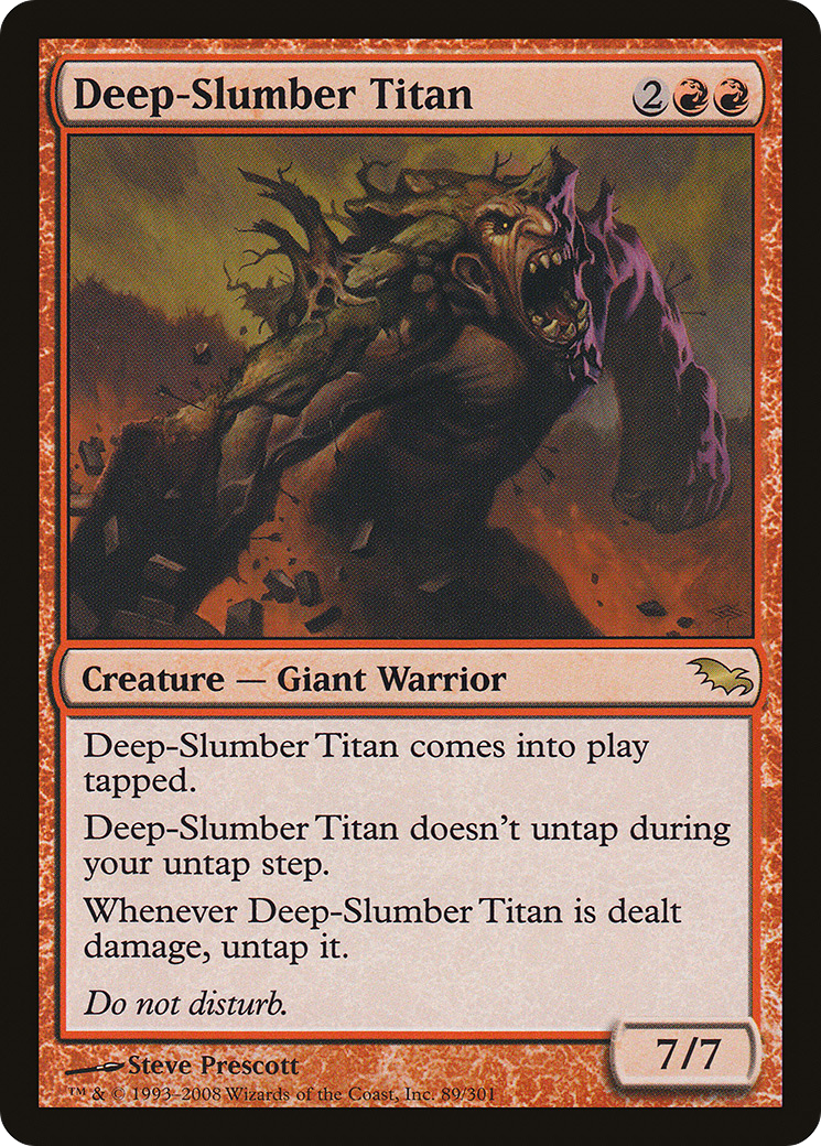 Deep-Slumber Titan [Shadowmoor] Foil