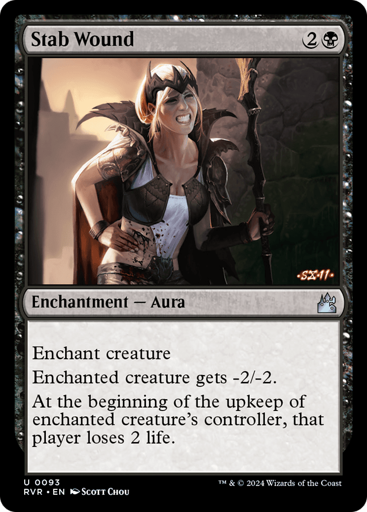 Stab Wound [Ravnica Remastered] Foil