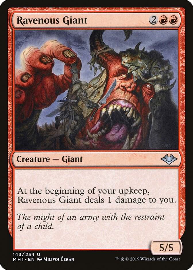 Ravenous Giant 143/254 (Modern Horizons)  - Foil