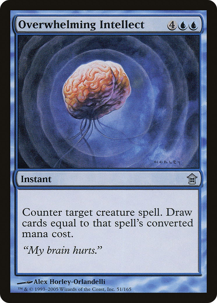 Overwhelming Intellect [Saviors of Kamigawa] Foil