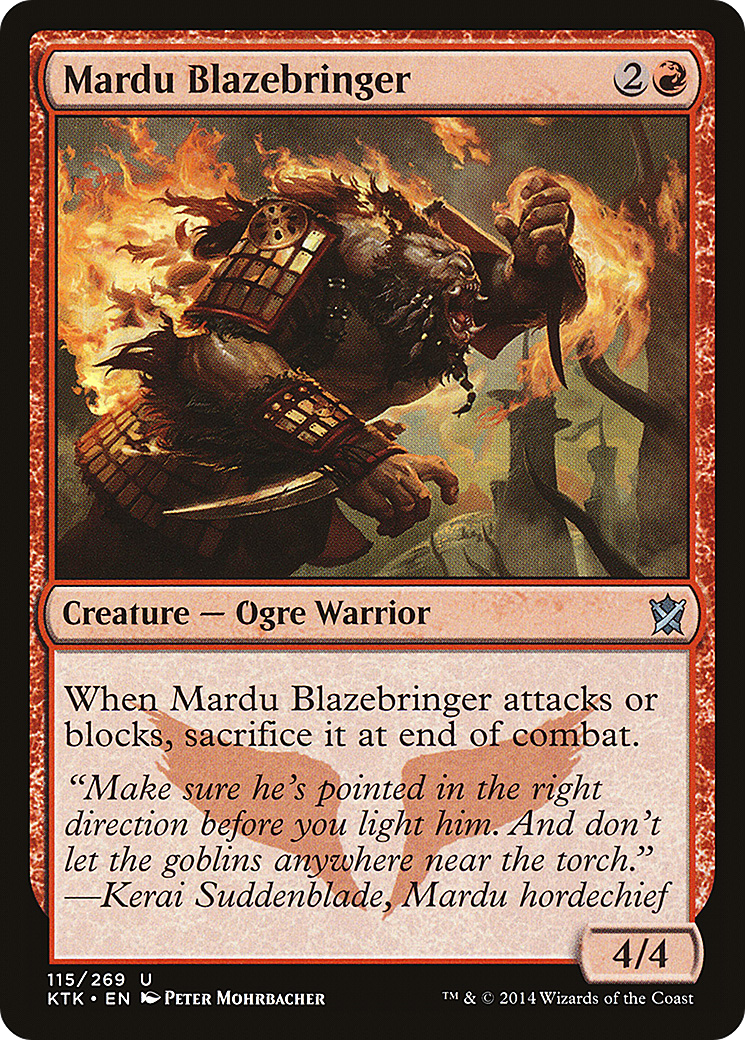Mardu Blazebringer [Khans of Tarkir] Foil