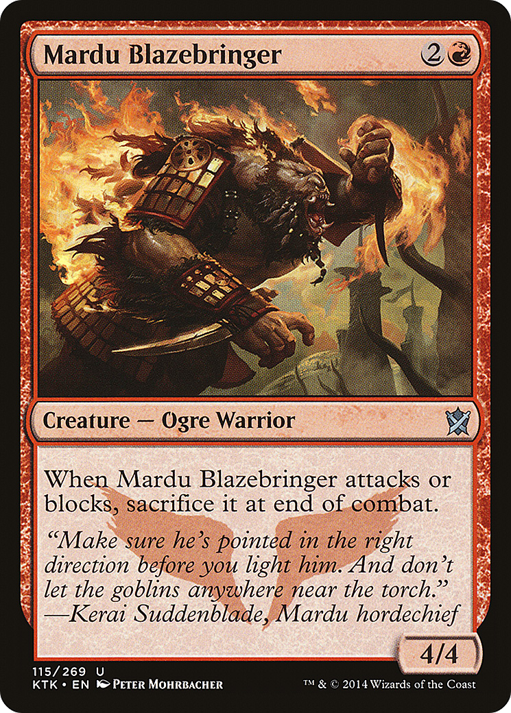 Mardu Blazebringer [Khans of Tarkir] Foil