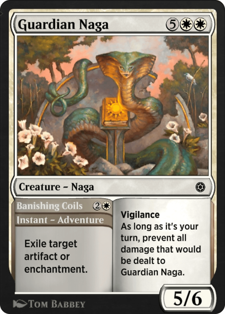 Guardian Naga // Banishing Coils (HBG-090) - Alchemy Horizons: Baldur's Gate