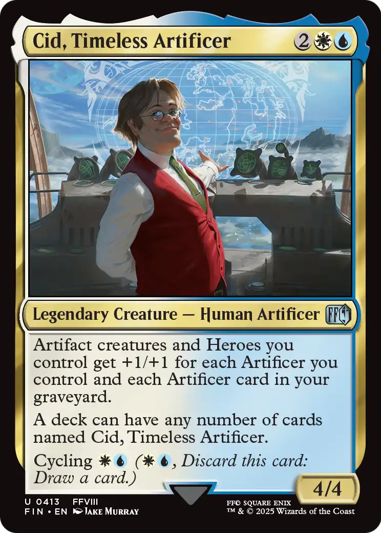 Cid, Timeless Artificer (0413) (413) [FINAL FANTASY]  Foil