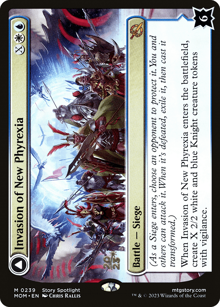 Invasion of New Phyrexia // Teferi Akosa of Zhalfir [March of the Machine Prerelease Promos]