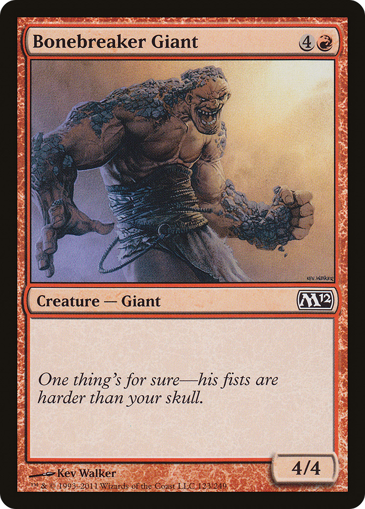 Bonebreaker Giant [Magic 2012] Foil