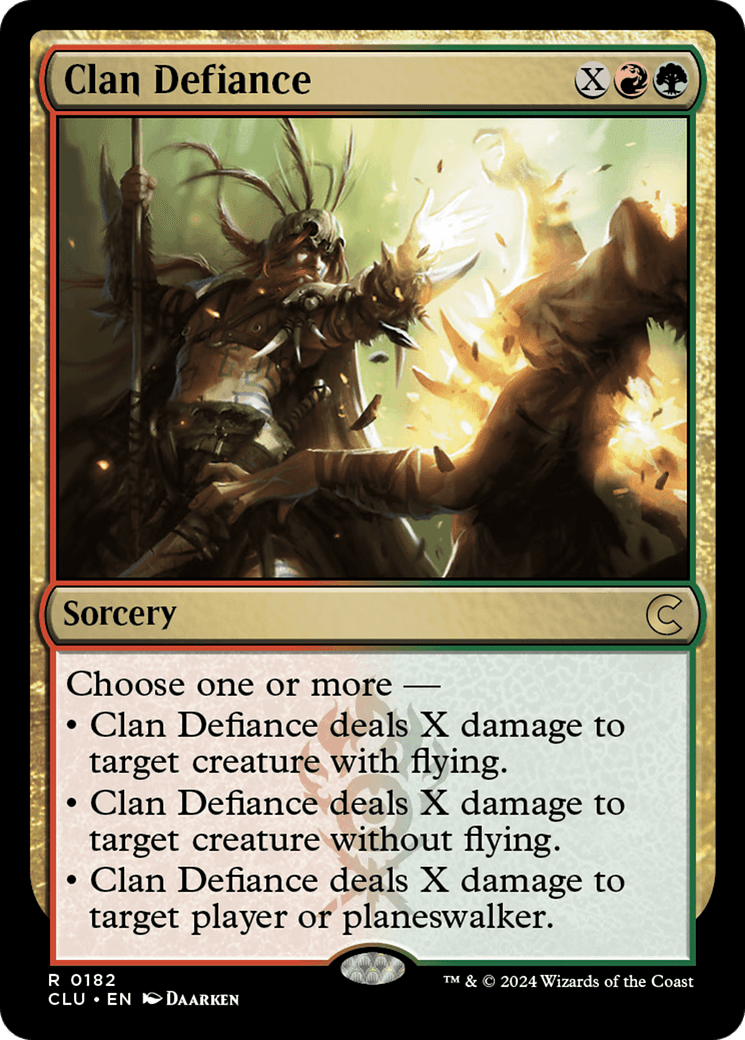 Clan Defiance [Ravnica: Clue Edition]