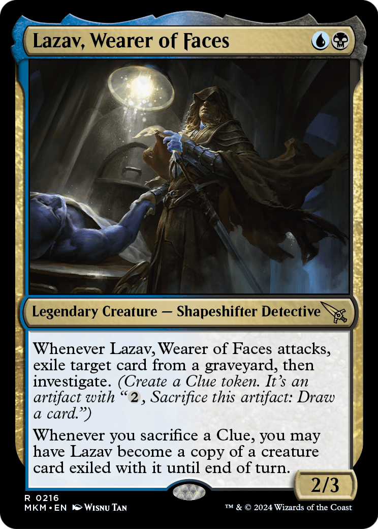 Lazav, Wearer of Faces [Murders at Karlov Manor] Foil
