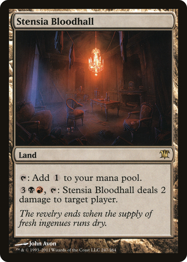 Stensia Bloodhall [Innistrad] Foil