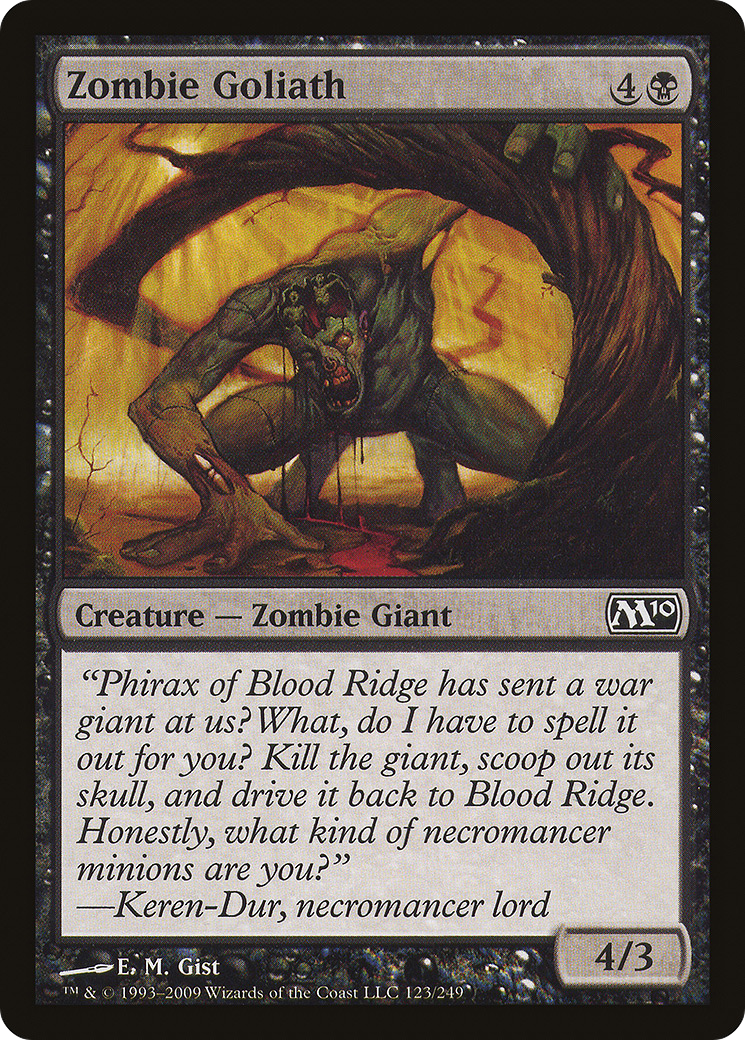 Zombie Goliath [Magic 2010] Foil