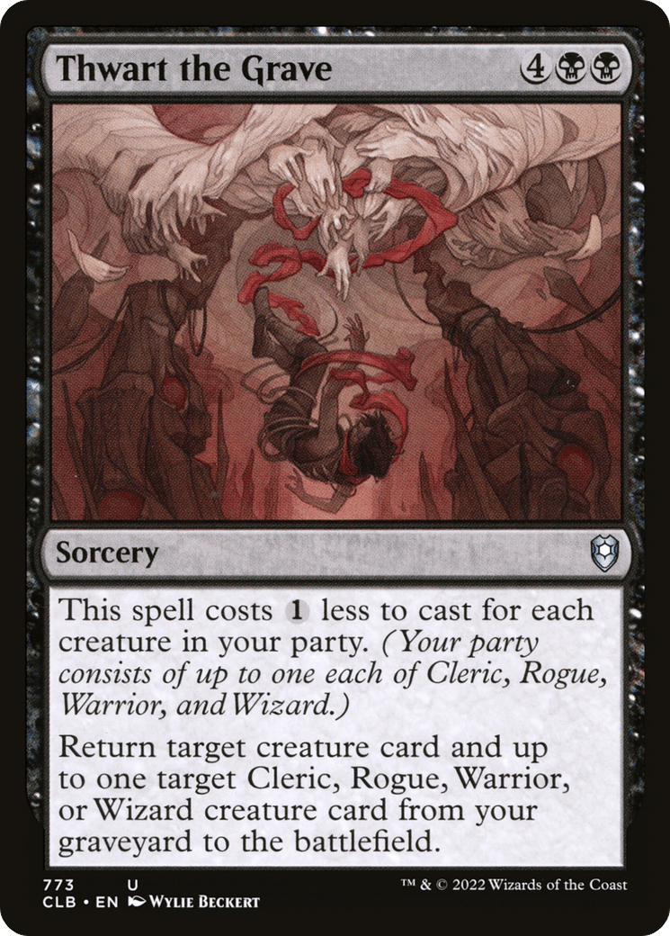 Thwart the Grave [Commander Legends: Battle for Baldur's Gate]
