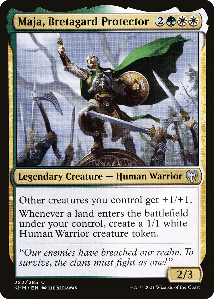 Maja, Bretagard Protector [Kaldheim] Foil