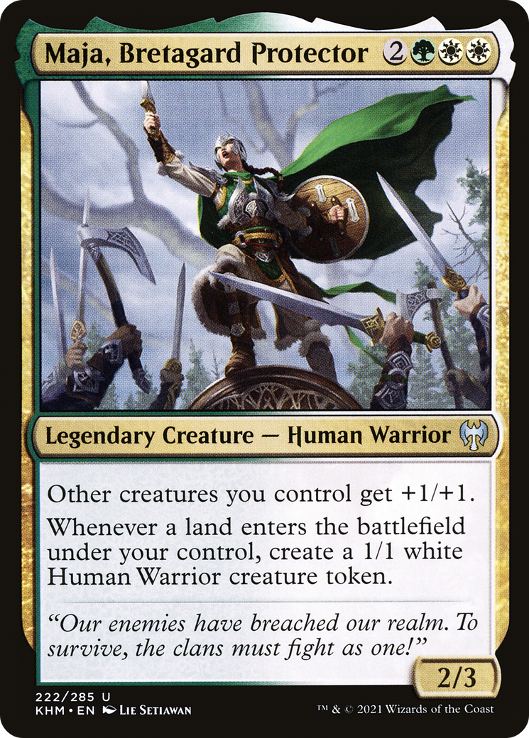 Maja, Bretagard Protector [Kaldheim] Foil