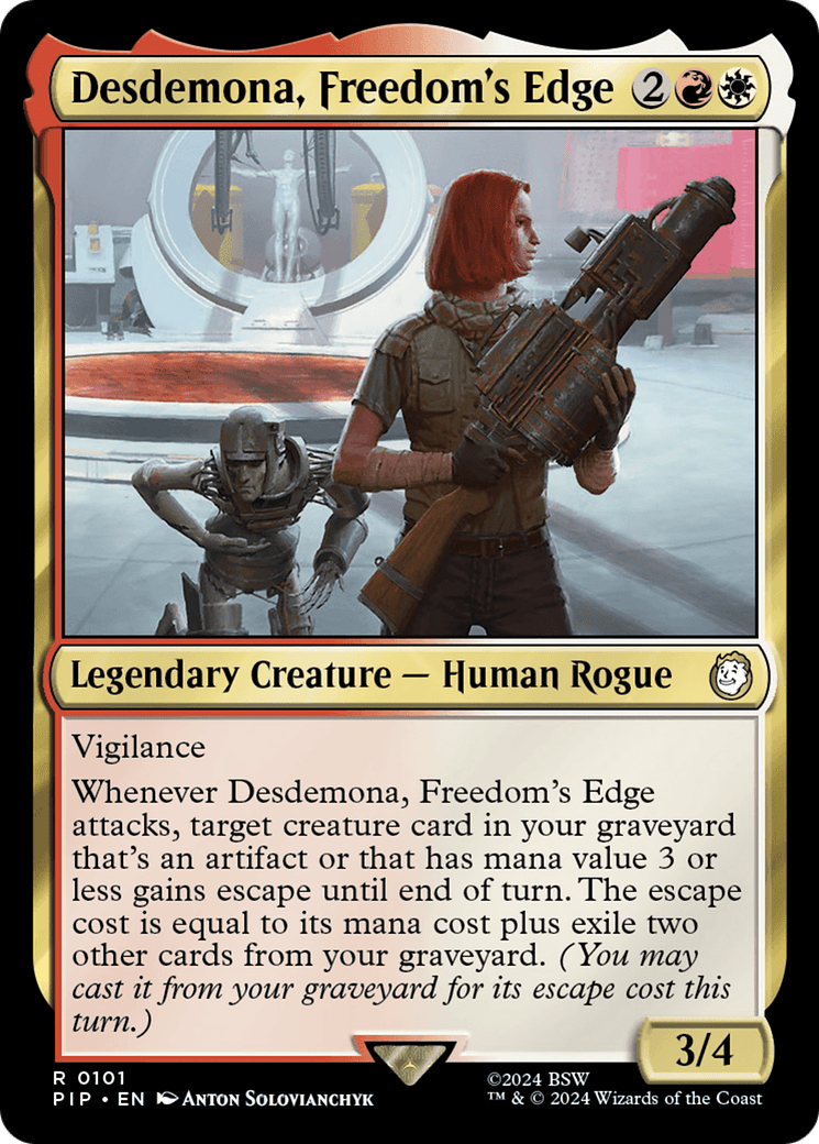 Desdemona, Freedom's Edge [Fallout] Foil