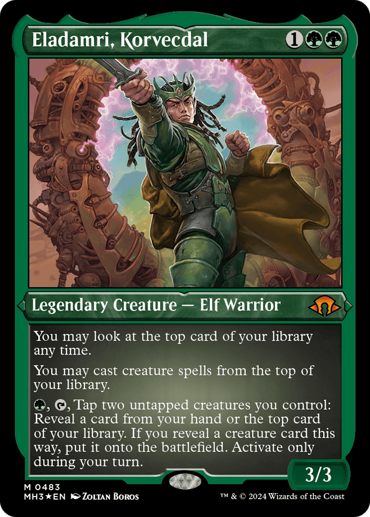 Eladamri, Korvecdal (MH3-483) - Modern Horizons 3 Etched Foil