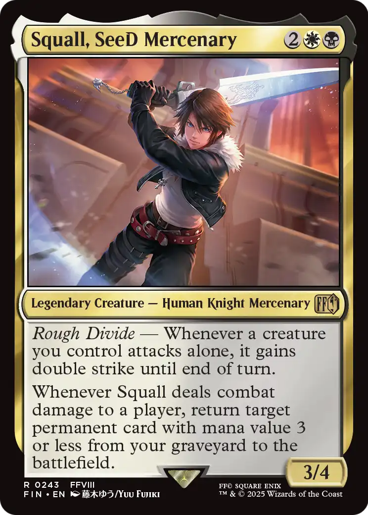 Squall, SeeD Mercenary (243) [FINAL FANTASY]  Foil