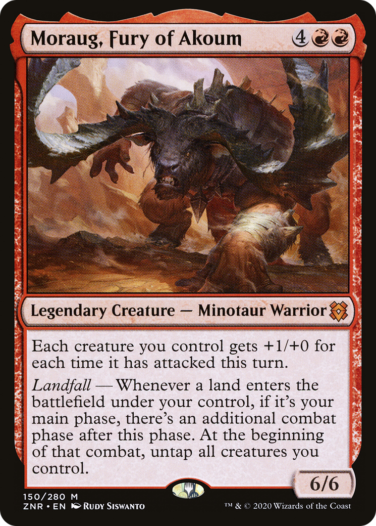 Moraug, Fury of Akoum [Zendikar Rising] Foil