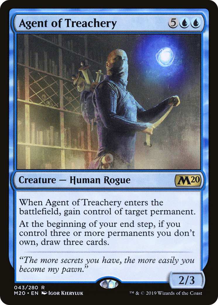 Agent of Treachery [Core Set 2020] Foil