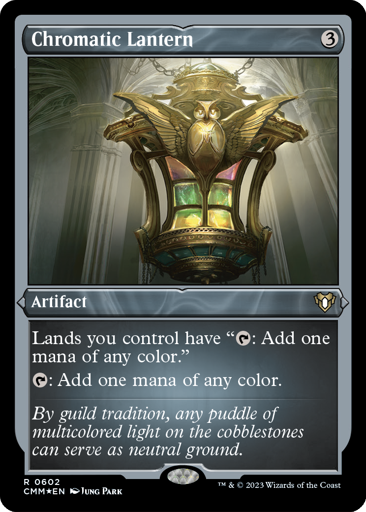 Chromatic Lantern (CMM-602) - Commander Masters Etched Foil