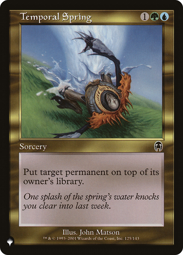 Temporal Spring |  (APC-125) [The List]