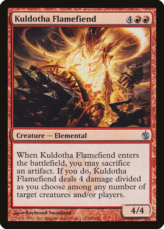 Kuldotha Flamefiend 69/155 (Mirrodin Besieged) 