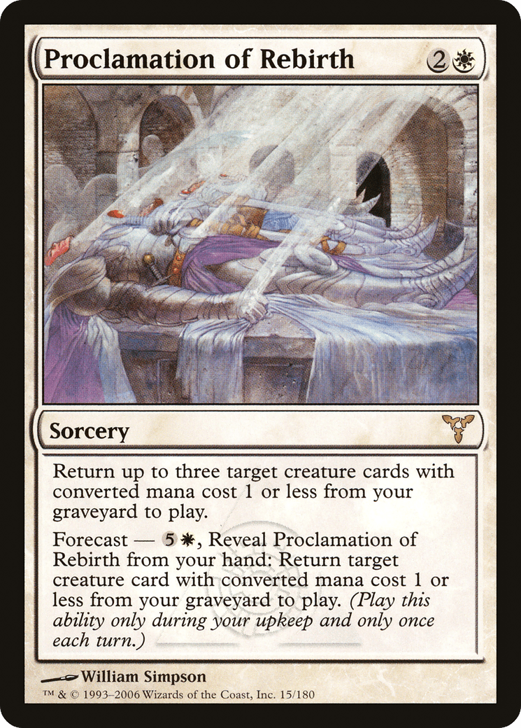 Proclamation of Rebirth [Dissension] Foil