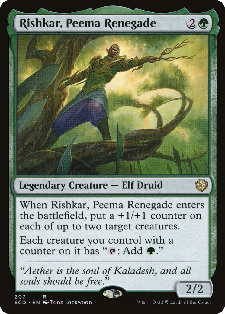 Rishkar, Peema Renegade [Starter Commander Decks]
