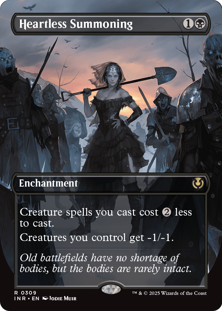 Heartless Summoning (Borderless) |  Foil (309) [Innistrad Remastered]