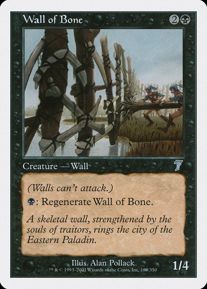 Wall of Bone [Seventh Edition] Foil